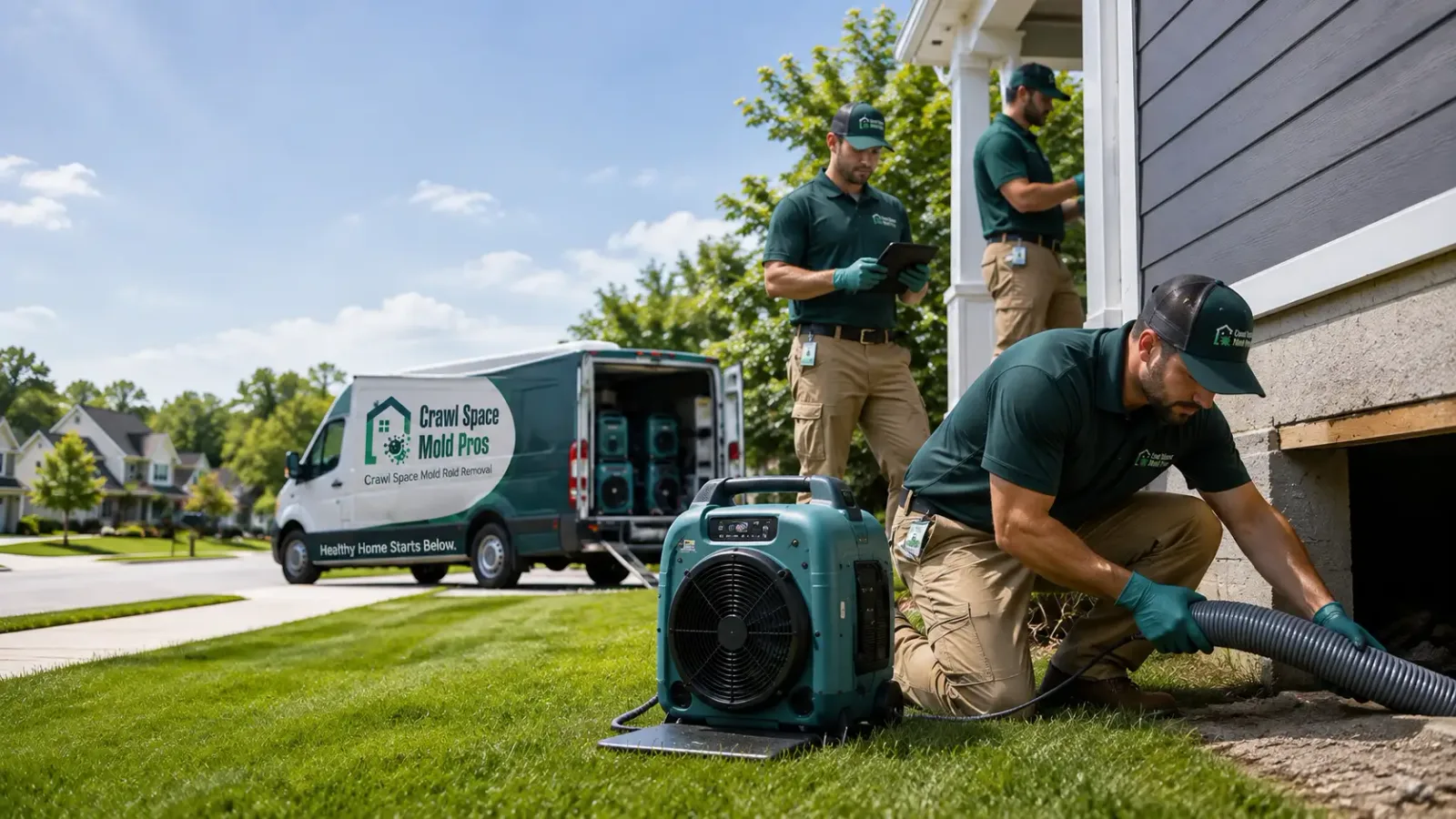 Crawl Space Mold Removal in Rome, OH